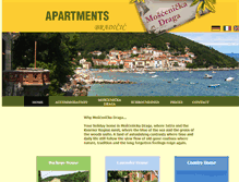 Tablet Screenshot of apartments-bradicic.net